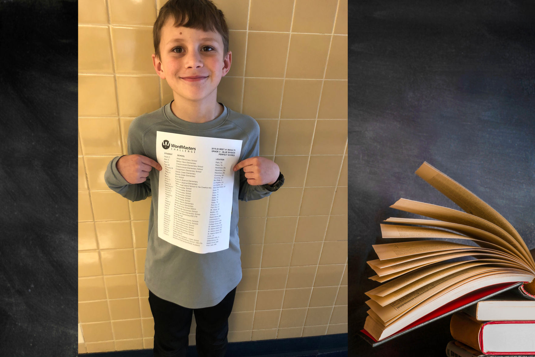 Aikin third-grader gets perfect WordMasters score